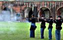 Musket firing at Fort Pulaski